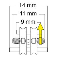 Šroub trapézový 9-14 mm 10 ks