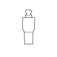 Abutment rovný 4,1/5 mm 1 ks