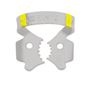 Fiesta spona 12A žlutá s křidélky SERRATED JAWS (levé horní stoličky)