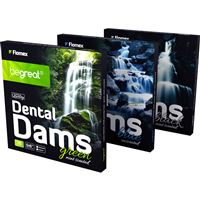 Dental Dam BeGreat černý mint 36ks, (medium 0,18mm)