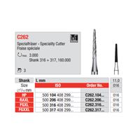 Chirurgická fréza FG C262.316.016 (3ks/bal)