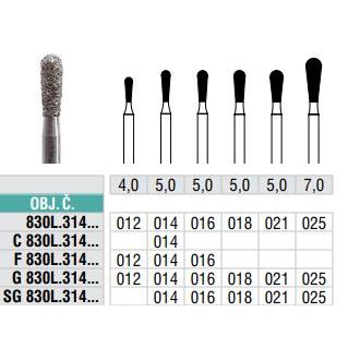 Diamant FG 830L.018SG (5ks/bal)