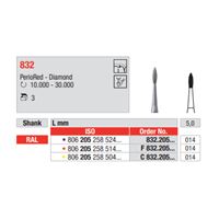 Diamant PerioRed RAL 832.205.014 (3ks/bal)