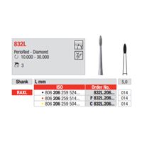 Diamant PerioRed RAXL 832L.206.014 (3ks/bal)