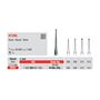 Vrtáček tvrdokovový tvar H1SNL 206RAXL/6mm (5ks/bal)