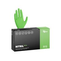 Nitrilové rukavice NITRIL IDEAL vel.L 100 ks, nepudrované, zelené, 3.5 g