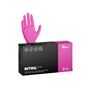Nitrilové rukavice NITRIL IDEAL vel.XS  100 ks, nepudrované, magenta, 3.5 g