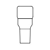 Exaconnect plus 3.0/3 mm rovný