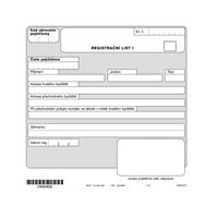 Registrační list I-II