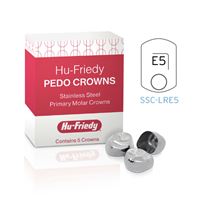 Hu-Friedy nerezové korunky PEDO SSC-LRE5, 5 ks