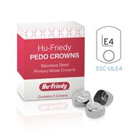 Hu-Friedy nerezové korunky PEDO SSC-ULE4, 5 ks