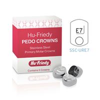 Hu-Friedy nerezové korunky PEDO SSC-URE7, 5 ks