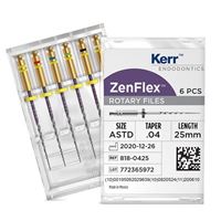 ZenFlex NiTi 25mm kónicita:.04 hrot: sada 6ks