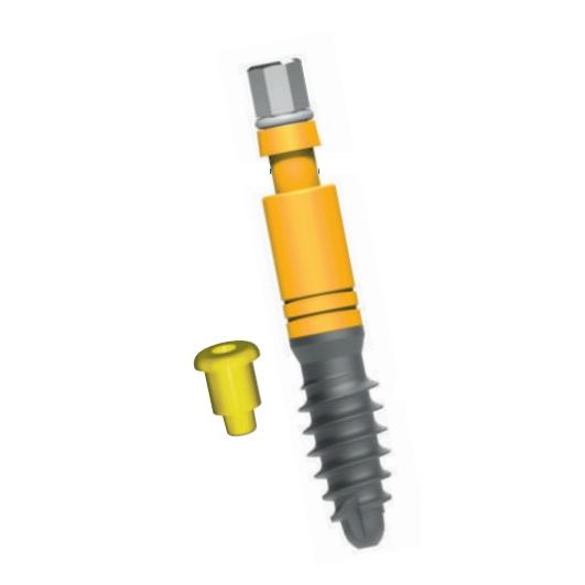Implantát Leone Max Stability s krycím víčkem průměr 4,5 mm / délka 12 mm 1 ks