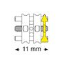 Šroub standardní pro horní čelist 11 mm 10 ks