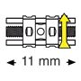 Šroub super mikro pro dolní čelist 11 mm 10 ks