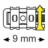 Šroub super mikro sektorový 9 mm 10 ks