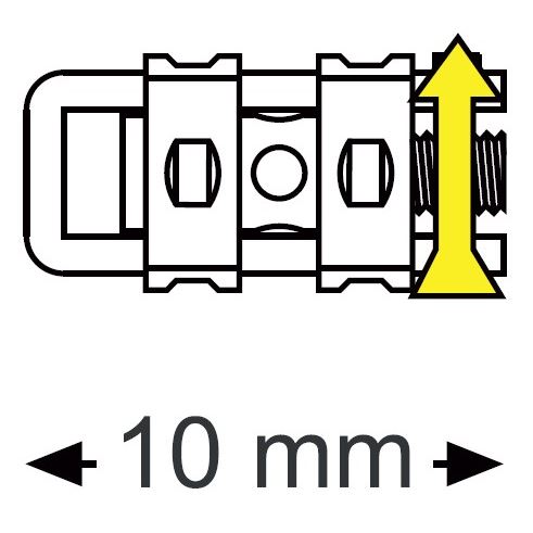 Šroub super mikro sektorový 10 mm 10 ks