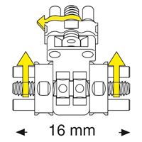 Šroub vícesekt. Bertoni 16 mm 1 ks, 3 aktiv. body