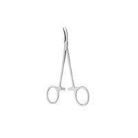 Svorka na cévy Halsted Mosquito zahnutá 1x2 zuby; 12 cm