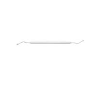 Lžička oboustranná lomená ostrá, 6 mm; 17 cm