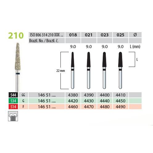 Brousek Dia 4460 (5 ks/bal)