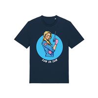 Tričko pánské modré „Zub za zub“