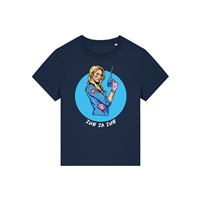 Tričko dámské modré „Zub za zub“