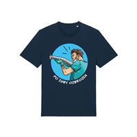 Tričko pánské modré „Po zuby ozbrojen“