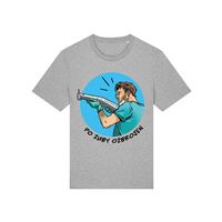 Tričko pánské šedé "Po zuby ozbrojen"