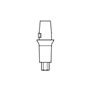 Abutment TI-BASE 3,0/4,1mm 1ks