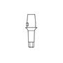 Abutment TI-BASE 2,2/4,0mm 1ks