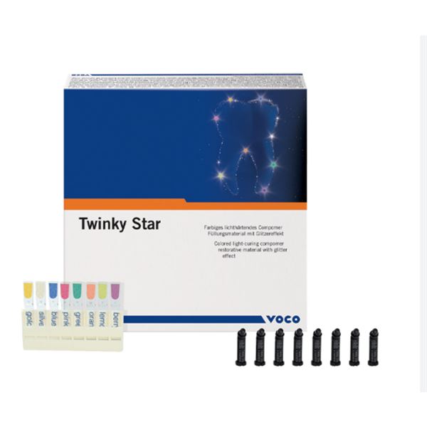 Twinky Star kompule 25 x 0,25 g (stříbrný) 