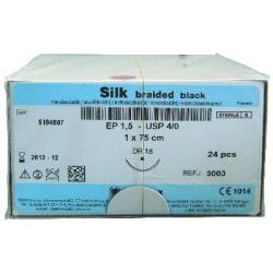 Silk Braided black HR 13/1 1 EP 0,45m