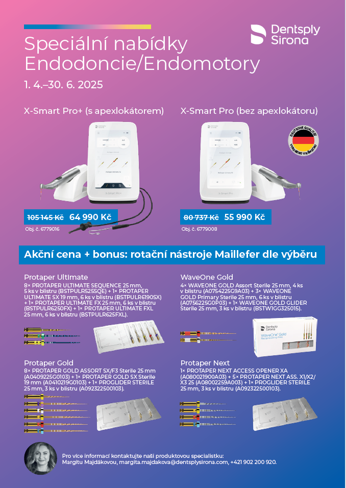 Akční leták Dentsply přístroje